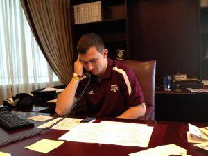 Johnny Manziel doesn't see himself as 'Johnny Football' and other notes from his first go-round with the media